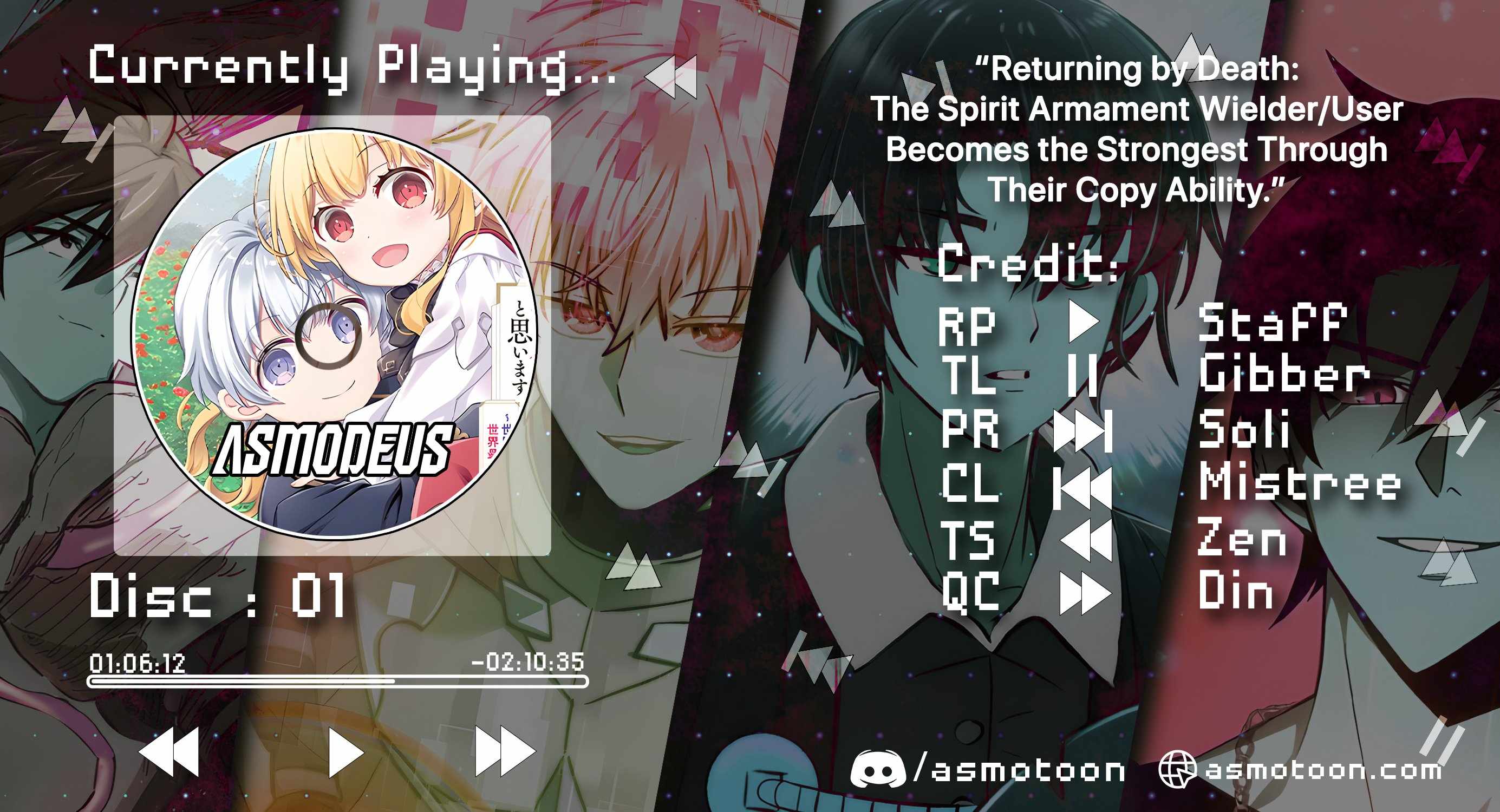 Time Prison ~A Spirit Armament Wielder Who Returns by Death, Uses His Copy Ability to Become the Strongest~ Chapter 1 1